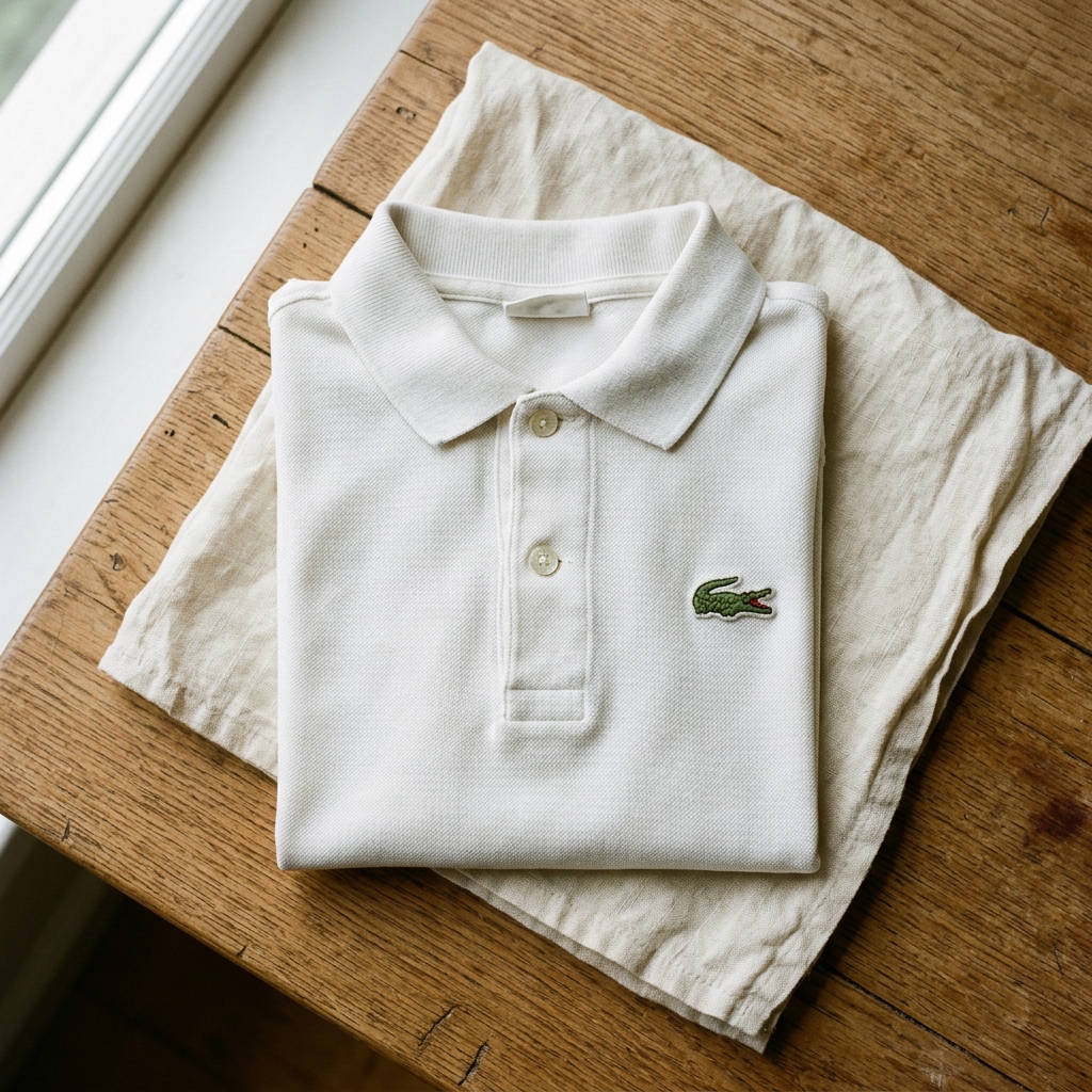 Polo Lacoste enfant vintage piqué
