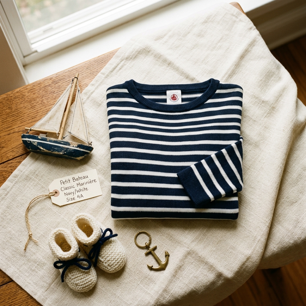 Pull Petit Bateau marinière