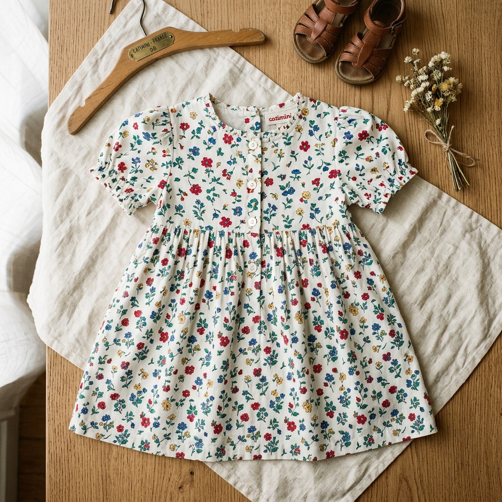Robe Catimini liberty fleurie